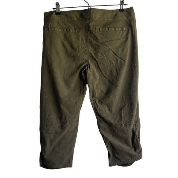 Prana Olive Green Jasmine Knicker Size 10 - Picture 2 of 7